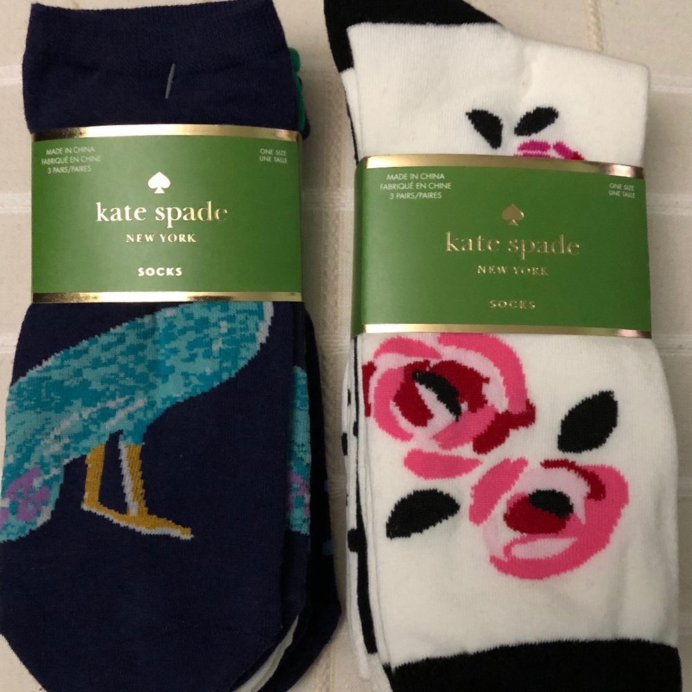 NEW Assortment of Kate Spade Socks:A GREAT BUNDLE!